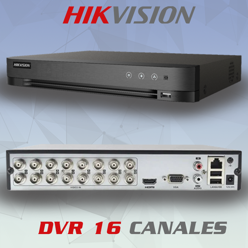DVR 16 canales Hikvision